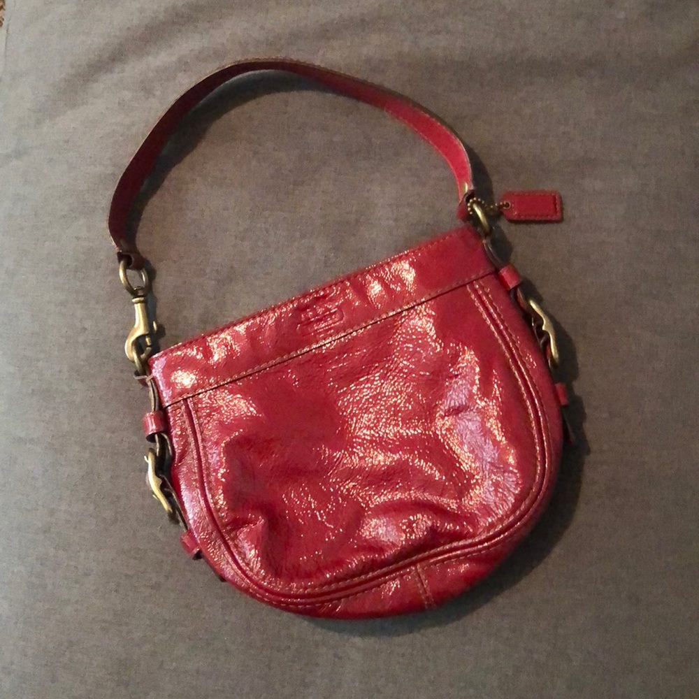 Coach Zoe Top Handle Pouch Handbag Purse F41869